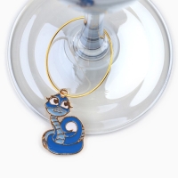 Подвески на ножки бокала новогодние «Волшебного праздника» на Новый год, 3 шт,, диам, 3 см Подвески на ножки бокала новогодние «Волшебного праздника» на Новый год, 3 шт,, диам, 3 см