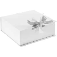 Коробка на лентах Tie Up, малая, белая Коробка на лентах Tie Up, малая, белая