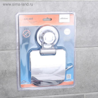 Держатель для туалетной бумаги на вакуумной присоске Accoona A11405, цвет хром