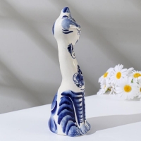 Сувенир &laquo;Кошка Кегля&raquo;, 21,5 см, гжель