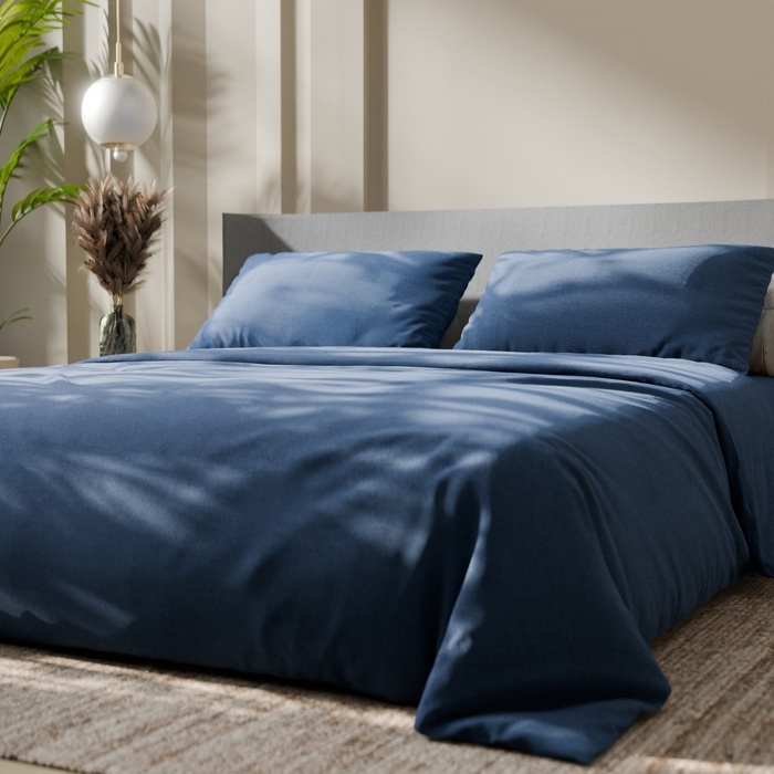 Постельное бельё Этель Дуэт &laquo;Вечернее небо&raquo; 143х215-2 шт, 220х240, 50х70-2 шт, 100% хлопок, бязь125г/м2