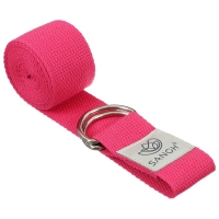 Ремень для йоги Sangh, 180х4 см, цвета МИКС