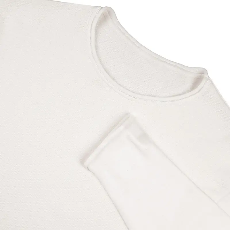 Лонгслив унисекс Siluetti Fuori, молочно-белый, размер S/M