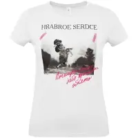 Футболка женская «Храброе сердце», белая, размер XL Футболка женская «Храброе сердце», белая, размер XL