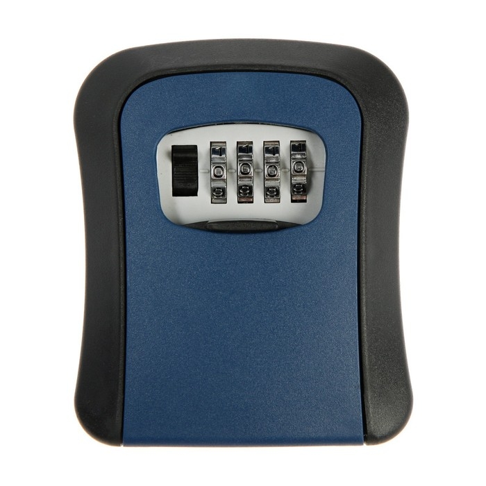 Сейф-ключница кодовая ТУНДРА LIGHT, цвет темно-синий