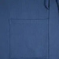 Халат вафельный Kimono, темно-синий, размер M/L