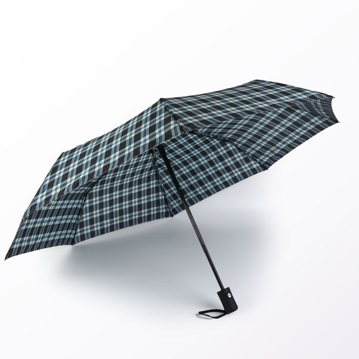 Зонт автоматический &laquo;Сдержанность&raquo;, 3 сложения, 8 спиц, R = 48/55 см, D = 110 см, цвет МИКС