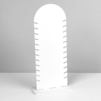 Подставка под кулоны, цепи &laquo;Эко&raquo; 12 мест, 15&times;6&times;35 см, цвет белый