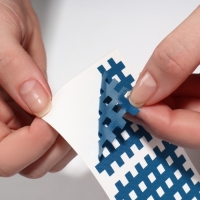 Тейп для лица, набор, 6 листов, цвет синий Тейп для лица, набор, 6 листов, цвет синий