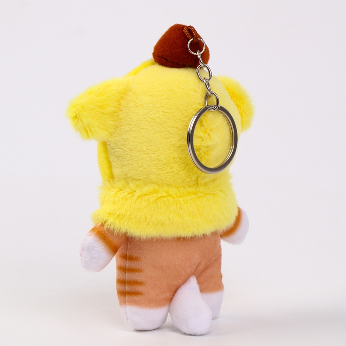 Мягкая игрушка &laquo;Котик в шапочке&raquo; на брелоке, 12 см