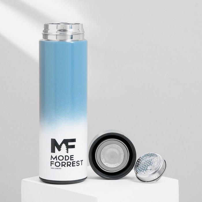 Термос с индикатором температуры Mode Forrest, 500 мл градиент синий, сохраняет тепло 8-10 ч Термос с индикатором температуры Mode Forrest, 500 мл градиент синий, сохраняет тепло 8-10 ч