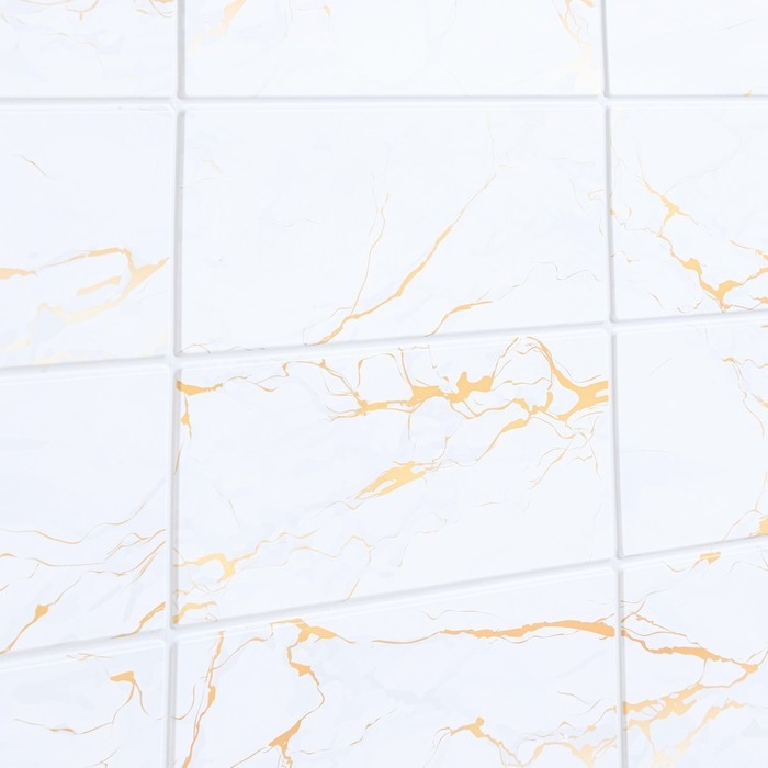 Панель ПВХ Плитка, Мраморный фьюжн, 955х480мм.