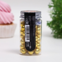 Посыпка кондитерская «Золотисто-желтый», 10 мм, 50 г Посыпка кондитерская «Золотисто-желтый», 10 мм, 50 г