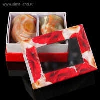 Набор рюмок «Грация», 2 шт 5х7,5 см, оникс Набор рюмок «Грация», 2 шт 5х7,5 см, оникс