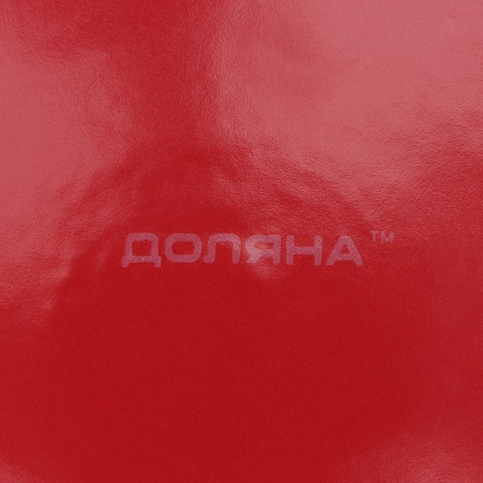 Набор тарелок керамических Доляна &laquo;Красный горох&raquo;, 18 предметов: 6 тарелок d=19 см, 6 тарелок d=27 см, 6 мисок d=19 см, цвет красный