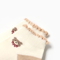 Носки детские "Медвежонок" MINAKU, цв.белый (1-4 года)