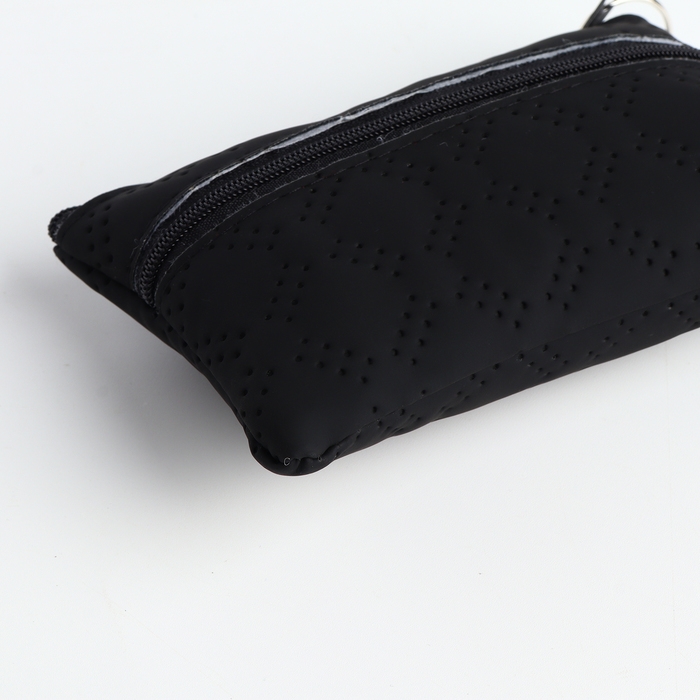 Кошелёк женский на молнии, цвет чёрный Кошелёк женский на молнии, цвет чёрный