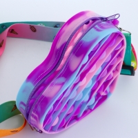 Сумка детская на молнии &laquo;Выбражулька&raquo;, цвет фиолетовый