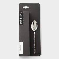 Набор ложек чайных из нержавеющей стали Magistro «Олин», длина 13 см, 6 шт, цвет серебряный Набор ложек чайных из нержавеющей стали Magistro «Олин», длина 13 см, 6 шт, цвет серебряный