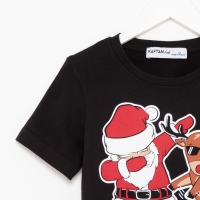 Пижама детская новогодняя KAFTAN "Chilling", размер 36 (134-140 см) Пижама детская новогодняя KAFTAN "Chilling", размер 36 (134-140 см)