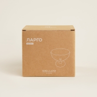 Креманка стеклянная SL Home «Ларго», 300 мл, 12×10 см, цвет прозрачный Креманка стеклянная SL Home «Ларго», 300 мл, 12×10 см, цвет прозрачный