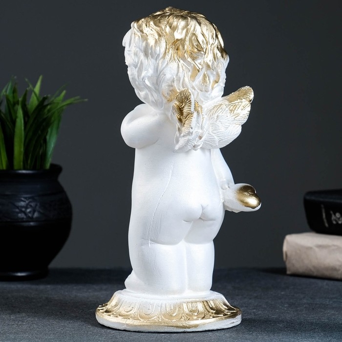 Фигура Фигура "Малышка ангел" белая 25х12х12см