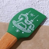 Новый год. Лопатка силиконовая &laquo;Лошадка&raquo;, 23.3 х 4.3 см