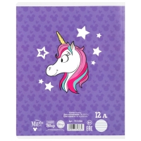 Набор тетрадей 20 штук, 12 листов, 1 сентября, Минни Маус Единорог