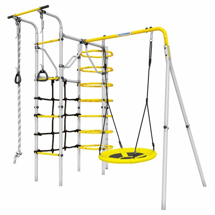 Детский спортивный комплекс уличный &laquo;Космос&raquo;, качели гнездо