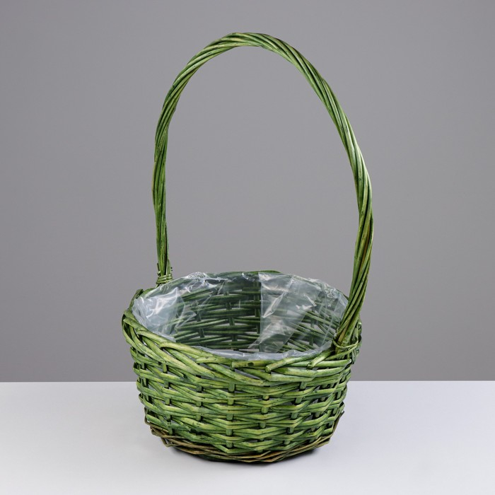 Набор корзин, 3 шт, 28&times;14/45 см, 24&times;13/41 см, 19&times;11/37 см, ива