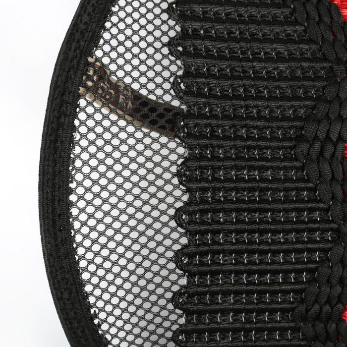 Ортопедическая спинка на сиденье усиленная, ромб, 38&times;39 см, черный