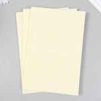 Фетр жёсткий 5 мм "Кремовый" набор 3 листов формат А4 Фетр жёсткий 5 мм "Кремовый" набор 3 листов формат А4