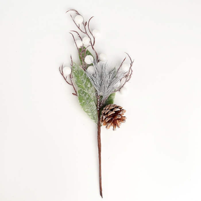 Новогодний декор «Золотая веточка», с шариком, 32 × 13 × 8 см Новогодний декор «Золотая веточка», с шариком, 32 × 13 × 8 см