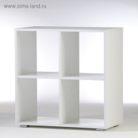 Стеллаж Зиг-заг, 710х356х720, Белый Стеллаж Зиг-заг, 710х356х720, Белый