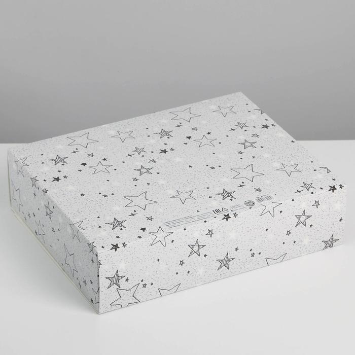 Коробка подарочная, упаковка, «Для тебя хоть звёзды», 31 х 24.5 х 8 см, БЕЗ ЛЕНТЫ Коробка подарочная, упаковка, «Для тебя хоть звёзды», 31 х 24.5 х 8 см, БЕЗ ЛЕНТЫ