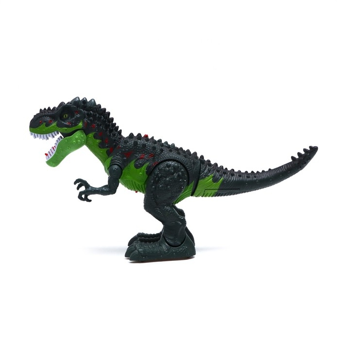 Динозавр радиоуправляемый Rex, откладывает яйца, эффект дыма, световые и звуковые эффекты, цвет зеленый Динозавр радиоуправляемый Rex, откладывает яйца, эффект дыма, световые и звуковые эффекты, цвет зеленый