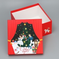 Набор подарочных коробок 10 в 1 &laquo;Щелкунчик&raquo;, 10 х 10 х 6 &ndash; 28 х 28 х 15 см, Новый год