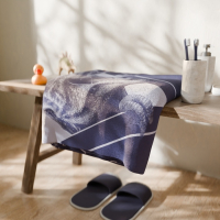 Полотенце махровое Этель T-REX, 70х130 см, 100% хлопок, 420гр/м2