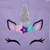 Шопер детский для девочки с допиками &laquo;Единорожик&raquo;, 32х23см