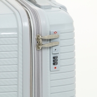 Чемодан малый 47 л (S) Bagvoyage, отдел на молнии, с расширением, кодовый замок, 4 колеса, цвет серый Чемодан малый 47 л (S) Bagvoyage, отдел на молнии, с расширением, кодовый замок, 4 колеса, цвет серый