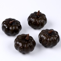 Фигурка для поделок и декора «Тыква», набор 4 шт., размер 1 шт. — 6 × 6 × 6 см, цвет зелёный Фигурка для поделок и декора «Тыква», набор 4 шт., размер 1 шт. — 6 × 6 × 6 см, цвет зелёный