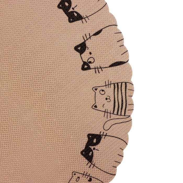 Салфетка сервировочная, плейсмат &laquo;Котики&raquo;, d=38 см