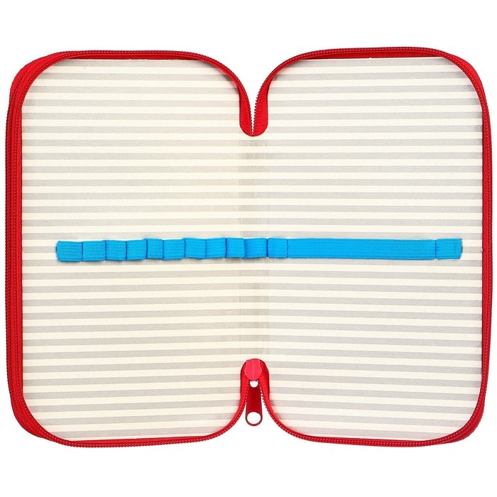 Пенал 2 секции,125х205х40 мм, ламинированный картон, Мстители