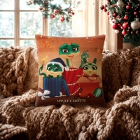 Подушка Этель "Подарки" Этель 40х40 см, 100% п/э, велюр Подушка Этель "Подарки" Этель 40х40 см, 100% п/э, велюр