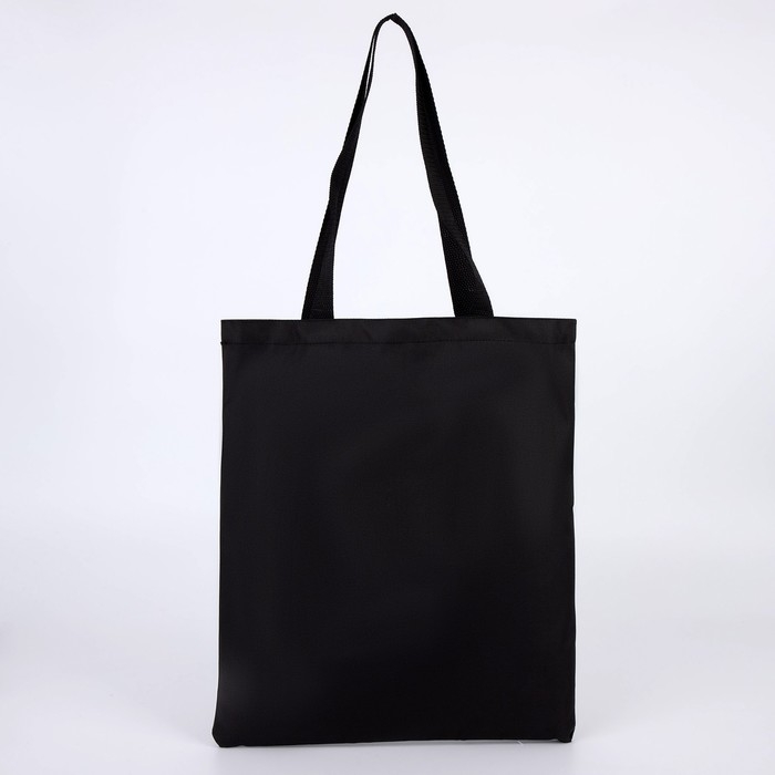 Сумка шопер &laquo;Кот&raquo; 35 х 0,5 х 40, отд без молнии, без подклада, черная