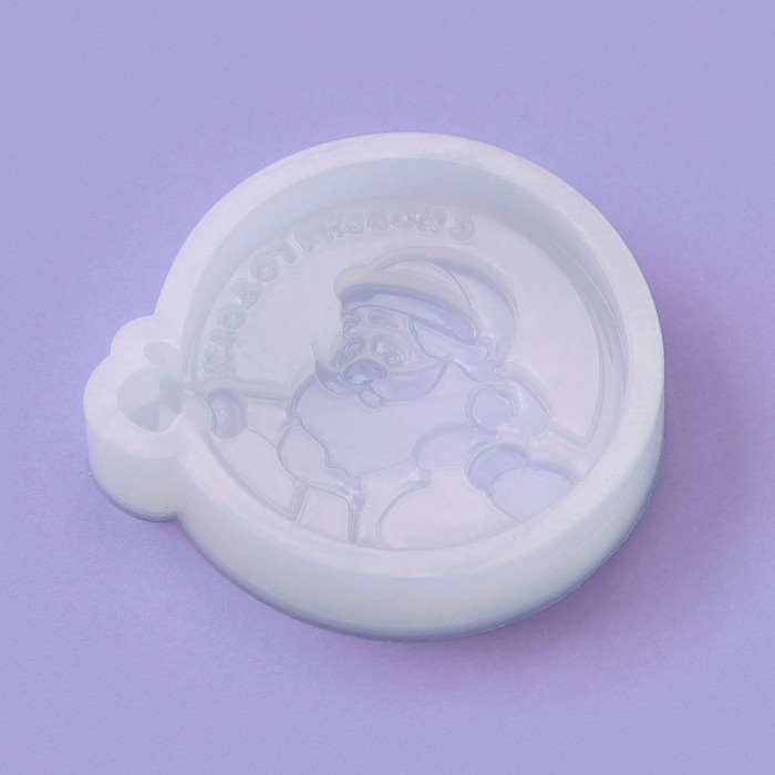 Силиконовый молд для леденцов и шоколада &laquo;Дед Мороз, с Новым годом!&raquo;