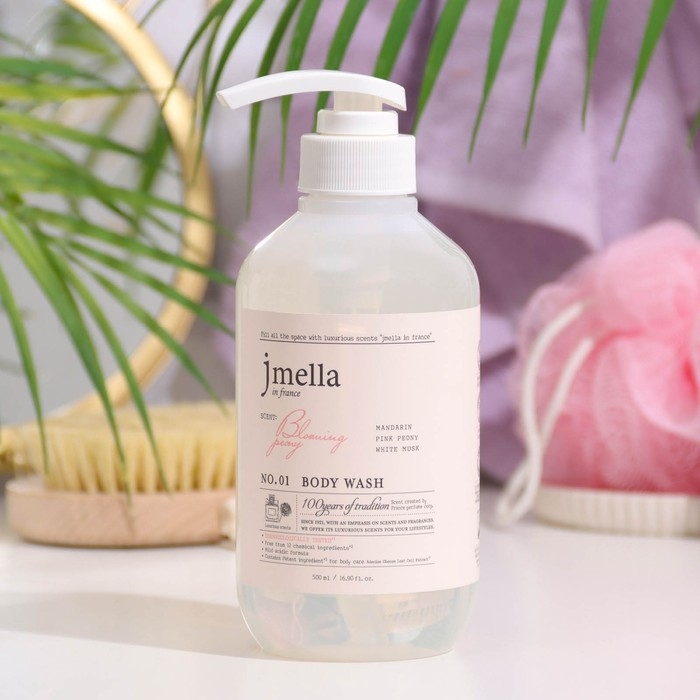 Гель для душа Jmella Гель для душа Jmella "Мандарин, розовый пион, белый мускус" 500 мл.