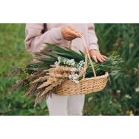 Корзина &laquo;Карина&raquo;, №2, дно:19&times;28 см, верх:34&times;28 см, H=8/40 см, ручное плетение, ива