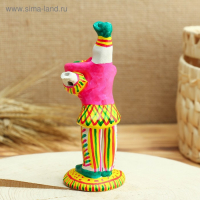 Филимоновская игрушка &laquo;Солдат с гармошкой и со свистулькой&raquo;