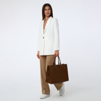 Сумка женская на молнии, цвет коричневый Сумка женская на молнии, цвет коричневый